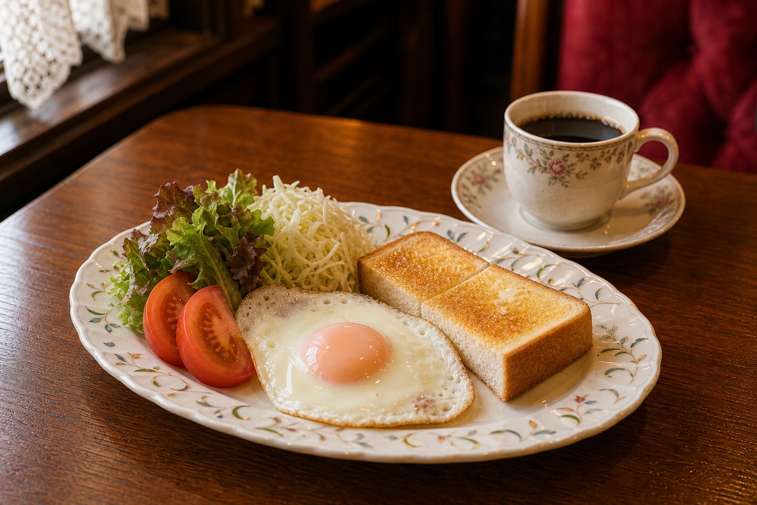 k coffeeのモーニングセット